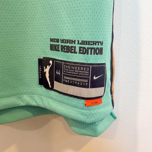New York Liberty Nike 2021 Rebel Edition Jersey - Picture 8 of 8
